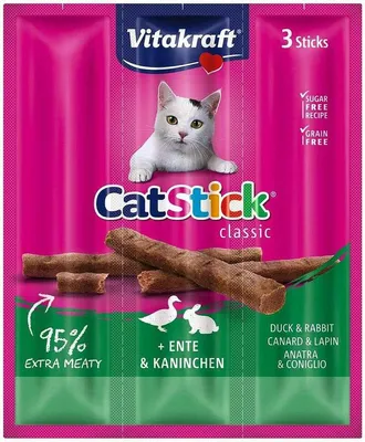 Produktbild von Snack für Gatos Vitakraft CatStick Classic Pollo