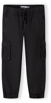 Image de Pantalon cargo noir Minoti, taille 146, pour filles