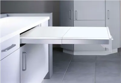 Image de Naber TopFlex Table à rallonges, blanc