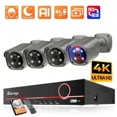 Produktbild von 4K-Überwachungssystem – CCTV-Kamera – Überwachungskamera – Sicherheitskamera – IP-Kamera