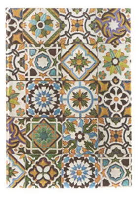 Obrázok produktu pre Porto (Portuguese Tiles) Midi Unlined Hardback Journal (Elastic Band Closure)