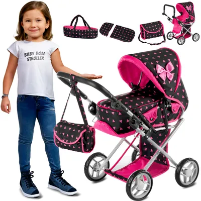Productafbeelding van 3-in-1 kinderwagen met verstelbare handgreep