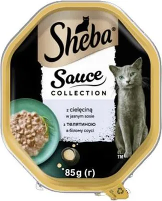 Zdjęcie produktu dla Sheba Sauce collection Karma z cielęciną w jasnym sosie 85g