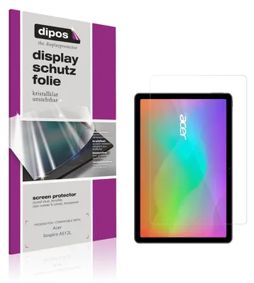 Produktbild von 2x Schutzfolie für Acer Sospiro AS12L klar Displayschutzfolie Folie Display Schutz dipos