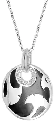 Immagine prodotto di Viventy 789622: Collana da donna in argento con dettagli neri