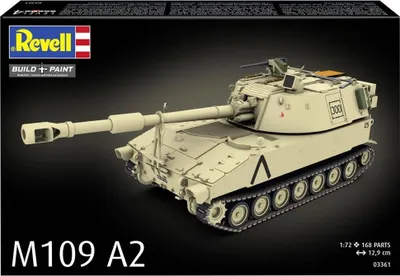 Produktbild von Revell Modellbausatz M109 A2 1:72 - realistisches Bauspielzeug