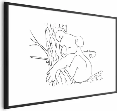 Produktbild von Posterpapier Poster - Sleeping Koala 30x21 cm Tiere g-A-0171-ao-a