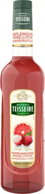 Image de Teisseire - Sirop de pamplemousse rose et litchi - 70cl