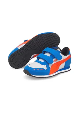 Immagine prodotto di PUMA Cabana Racer SL 20 V PS Sneakers unisex per bambini 383730 Blu/Rosso, numero di scarpe: 30 EU