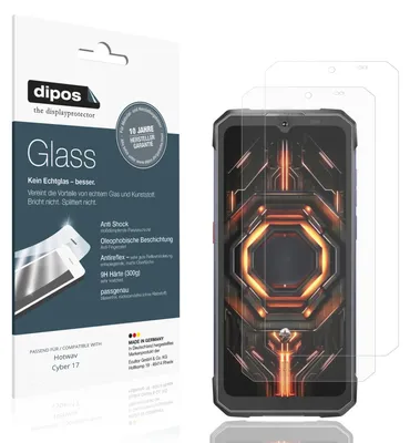 Image de 2x Protection ecrán pour Hotwav Cyber 17 mat Verre souple Film Protecteur 9H dipos