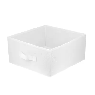 Obrázek produktu pro Lavita Storage Box | skládací úložné boxy 31 x 31 x 15 cm | organizér do zásuvky | systémy pro organizaci oblečení | skladování a organizace oblečení | bílá | 1 kus
