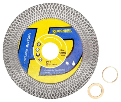 Immagine prodotto di Disco diamantato per piastrelle, diametro 125 mm, per taglio a secco e a umido