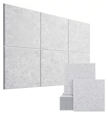 Produktbild von Große Kork- und Filz-Pinnwand - Set von 6 für Wanddekoration