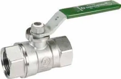 Productafbeelding van Trinkwasserkugelhahn mit grünem Hebelgriff 1 Hausmodell