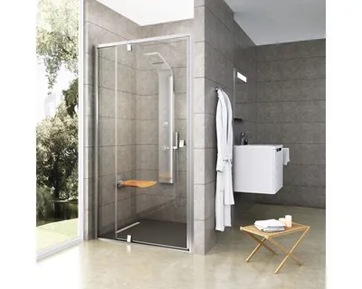 Immagine prodotto di Porta doccia RAVAK Pivot PDOP2-100 satinato+trasparente 03GA0U00Z1