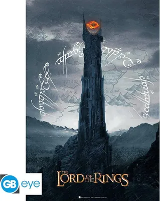 Produktbild von P. Derive: Movies: Lord of the Rings - Sauron's Tower Poster 91x61cm