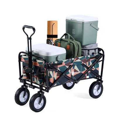 Produktbild von Packaway – Faltbarer Trolley – 70 kg – 90 l Fassungsvermögen – ABSTRAKTE FARBEN