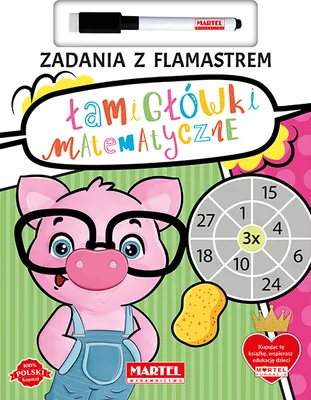 Produktbild von Łamigłówki matematyczne. Zadania z flamastrem