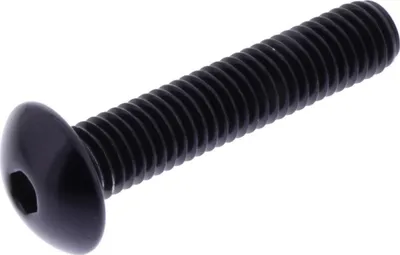 Zdjęcie produktu dla Śruba z łbem walcowym JMP M8x1.25mm 25mm aluminiowa pomarańczowa