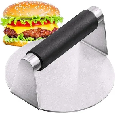 Produktbild von Runderhamburger-Press, 5,5 Zoll, runderhamburger-Formgerät, runderhamburger-Press für Flachgrill, Hamburger-Formgerät und Knethobel, leicht zu reinigen