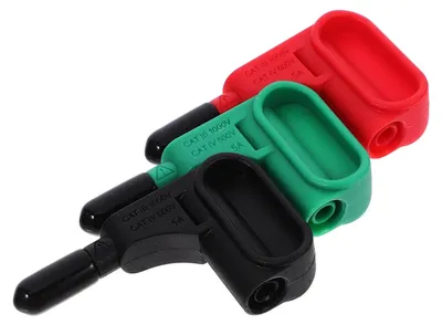 Productafbeelding van 15 stuks magnetische testsondes met banaanstekker, soldeervrij