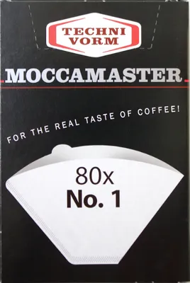 Produktbild von Filterpapier 80 Stück Set PAPIERFILTER Kaffee Filter Kaffeefilter No. 1