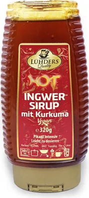 Produktbild von LÜHDERS Hot Ingwer Sirup mit Kurkuma