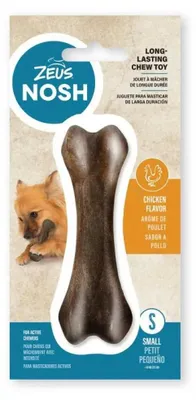 Immagine prodotto di Zeus Nosh Giocattolo masticabile flessibile per cuccioli di pollo Trasparente 15 cm Trasparente 15 cm