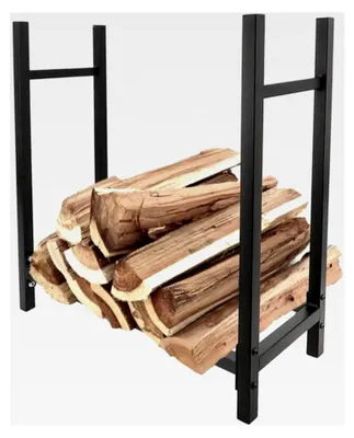 Produktbild von Kaminholzregal 60 x 25,4 x 60,9 cm für Brennholzaufbewahrung