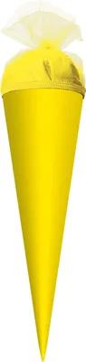 Zdjęcie produktu dla Roth Torba do rękodzieła, żółta, 35 cm, okrągła, zamknięcie z tiulu