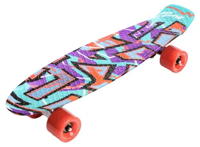 Image de Meteor - Skateboard, plastique, graffiti PP1026 (taille unique) (multicolore)