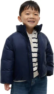 Productafbeelding van Tommy Hilfiger Kids, genderneutrale, opvouwbare gewatteerde jas, model KS0KS00783
