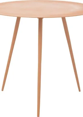 Image de Table d'appoint métallique - Perleblich - Orange