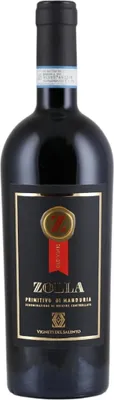 Produktbild von Vigneti del Salento Zolla GOLD Primitivo di Manduria Vigne Vecchie 2022 | Rotwein | Italien | 1 x 0,75 Liter