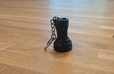 Obrázok produktu pre Čierny prívesok na kľúče