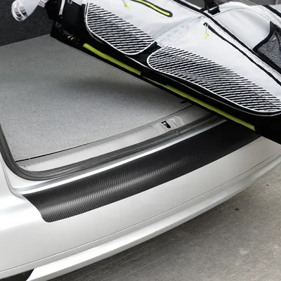 Produktbild von Ladekantenschutz-Folie Lack Schutz Kratzer in Carbon Optik für Mazda CX-5 12-