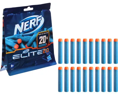 Produktbild von Nerf Elite 2.0 20-Dart Nachfüllpackung, 8 Jahr(e), 99 Jahr(e), 20 g