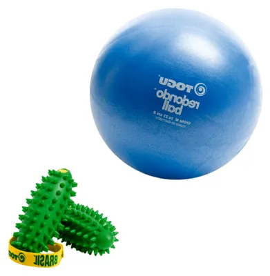 Produktbild von Kombi-Set Pilates Ball und Brasil 2er Set 22cm blau