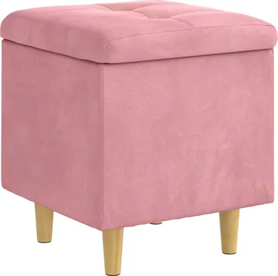 Produktbild von vidaXL Ottoman mit Stauraum 40 x 40 x 45 cm Samt