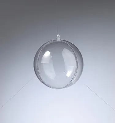 Produktbild von Kunststoffkugel teilbar (PS) glasklar  100 mm 12 St