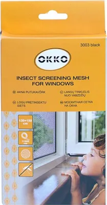 Produktbild von Fliegengitter für Fenster 130x150cm Insektenschutz Mücken Fliegen Mückenschutz