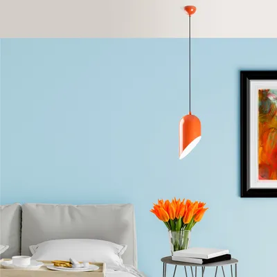Produktbild von Opviq, Kesik - Orange,Leuchter, Orange, METALLKÖRPER, 14 x 14 x 32 - 121 cm
