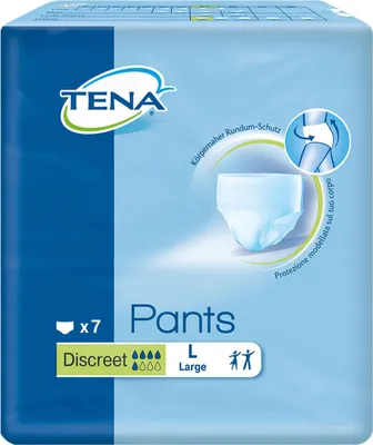 Zdjęcie produktu dla TENA Pants Discreet 7 sztuk rozmiar L