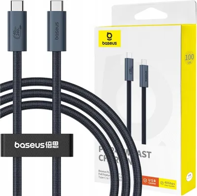 Immagine prodotto di Baseus Flash 2 240W 1M Cavo di ricarica rapida da Usb-C a Usb-C (nero)