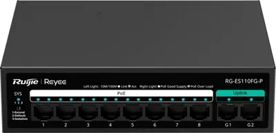 Zdjęcie produktu dla Switch POE RG-ES110FG-P 8-portowy Reyee
