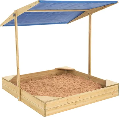 Produktbild von Sandkasten mit Sonnendach  Braun