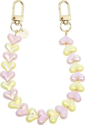 Produktbild von Funky Hearts Cord (pink & yellow metallic)