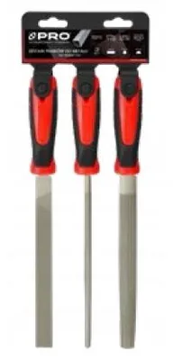 Obrázek produktu pro PRO Sada pilníků na kov 200mm 3ks PRO-PW101