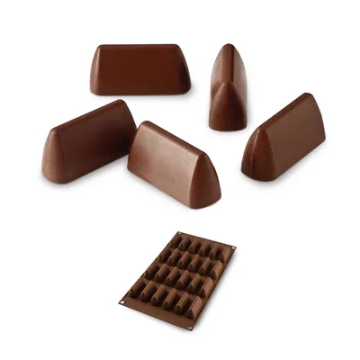 Immagine prodotto di Stampo in silicone per cioccolato Tetto 24x14g