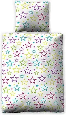 Produktbild von Jilda-Tex Satinbettwäsche Design "Starry Sky" (135x200 cm)